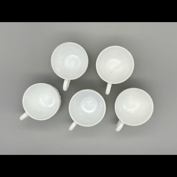 Vintage McKee Concord Milk Glass Punch Tea Cups - Picture 6 of 14